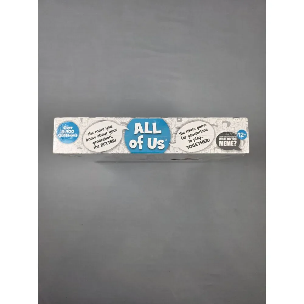 All of Us Family Trivia Game Multi Generational Family Reunion Card Holidays